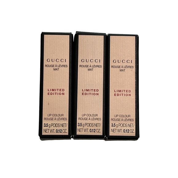 Gucci Limited Edition Rouge A Levres Matte Lipstick SELECT A SHADE - Picture 1 of 3
